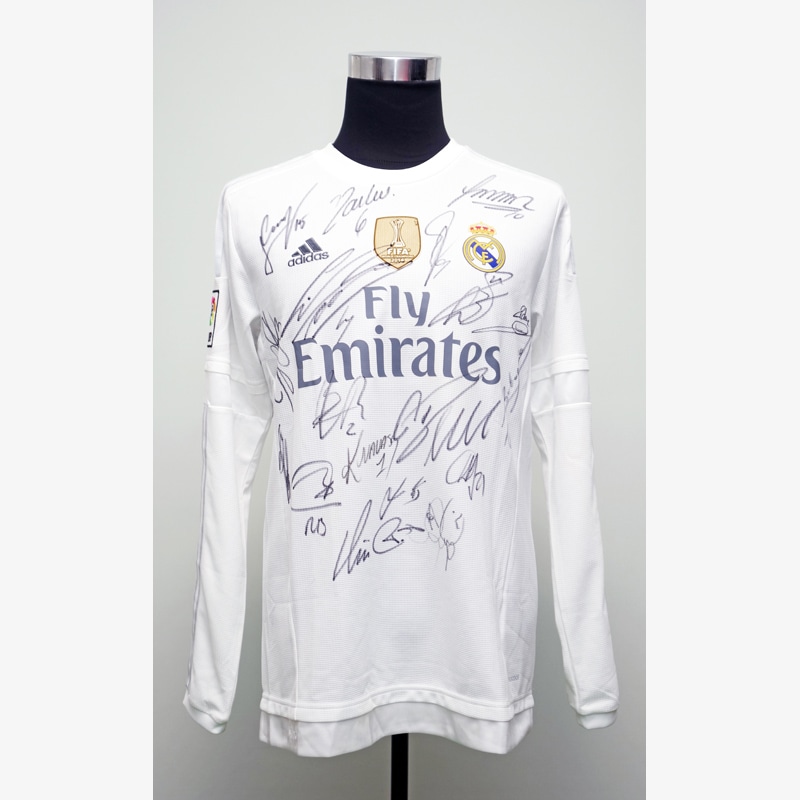 レアルマドリード マルチ直筆サイン入り15/16ホームユニフォーム | THE