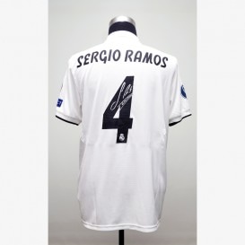ラモス直筆サイン入りレアルマドリード17/18ホームユニフォーム (決勝