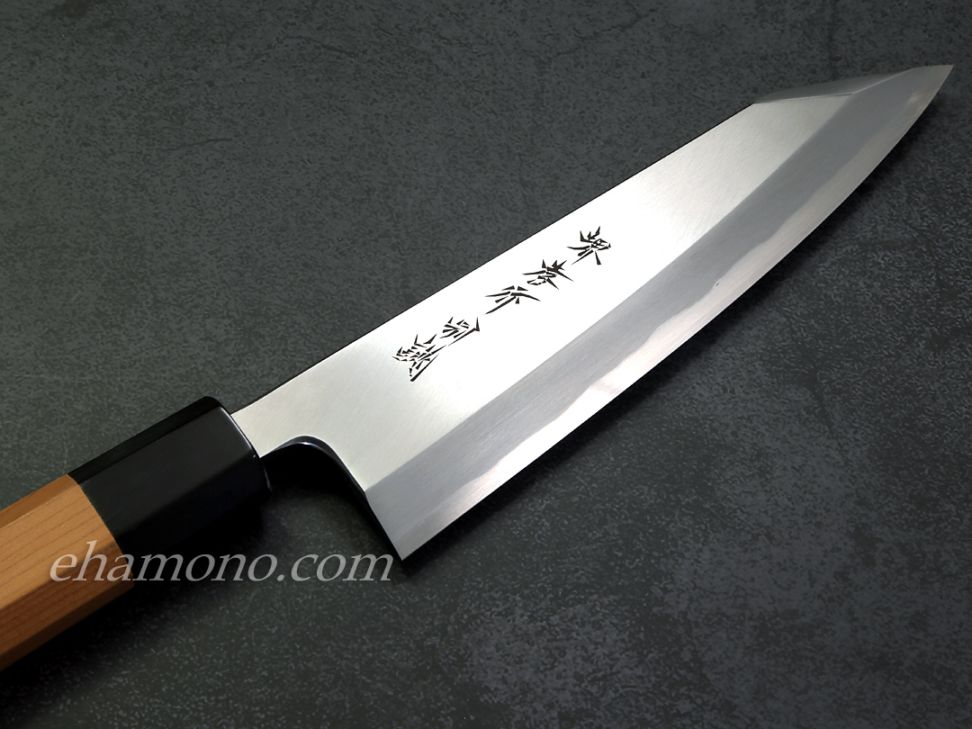 堺打刃物】刺身 切付 包丁 白ニ鋼 尺一 水牛八角柄 包丁の堺徳｜身卸