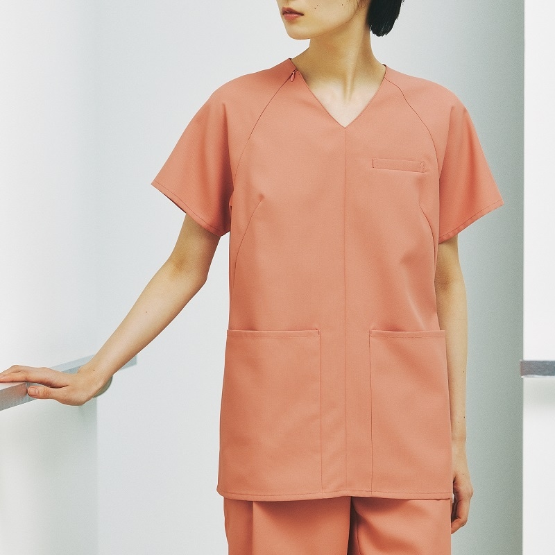 公式] DOM0022 ラグランスリーブ女性用スクラブ