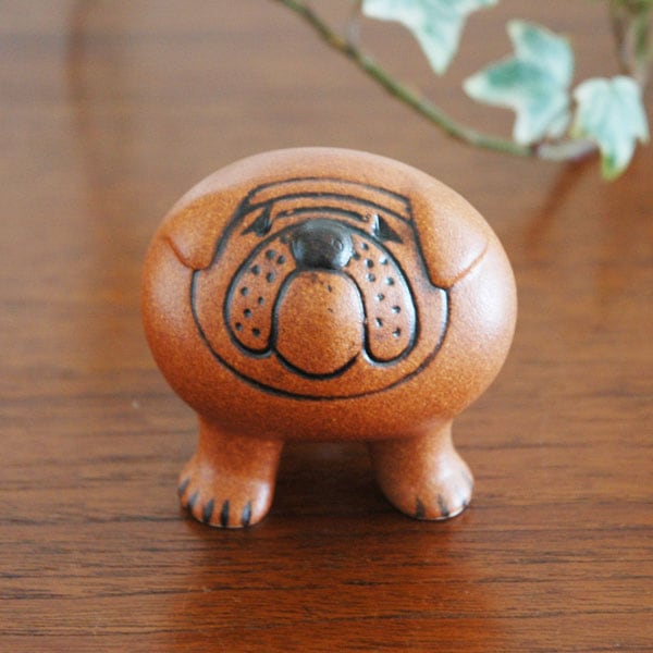 Bulldog(ブルドッグ）ミニサイズ ブラウン mini Kennel(ミニケンネル