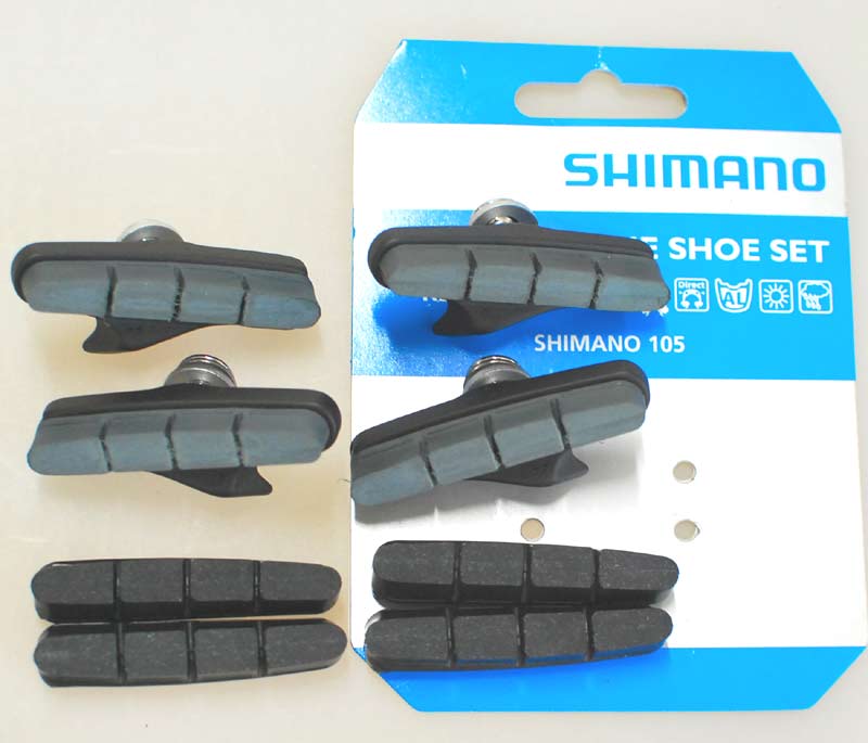 シマノ純正 105 カートリッジ カーボンリム用 ブレーキシュー セット