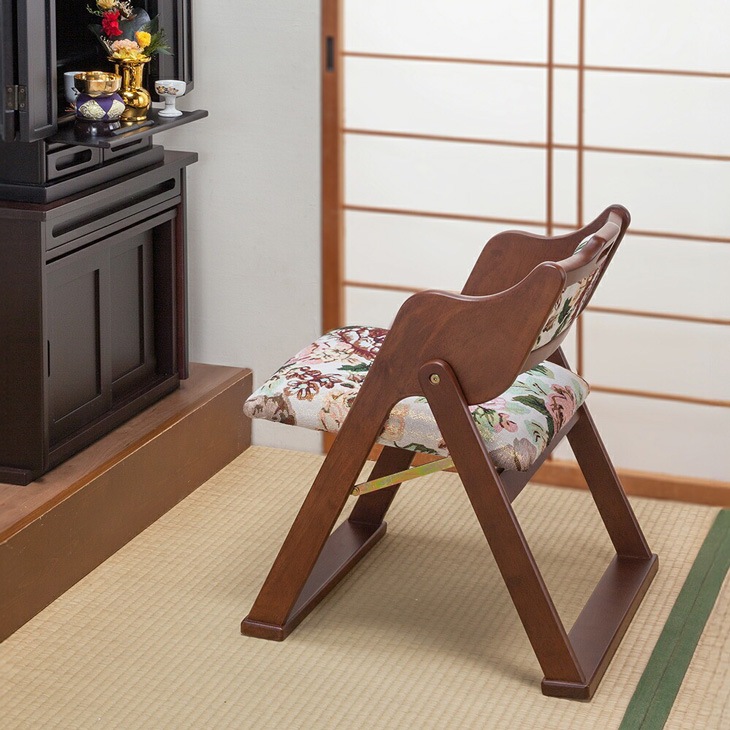 天然木和風折り畳み椅子｜ファミリー・ライフ公式通販