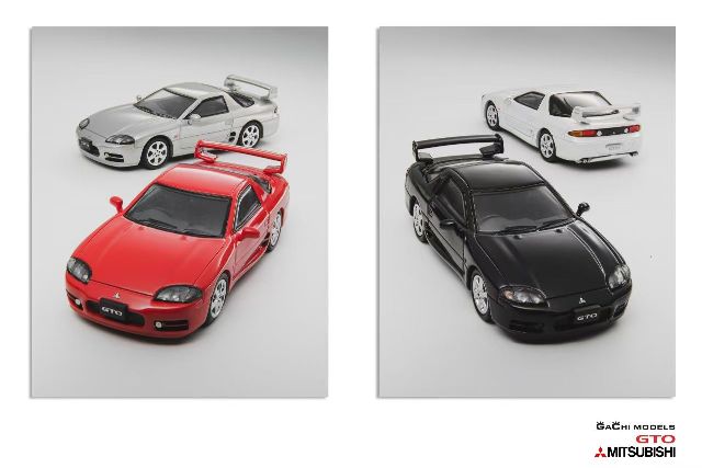 新品 GM64001BK GaChi Models 1/64 三菱 Mitsubishi GTO(1998) 3000GT
