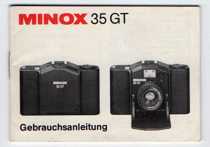 MINOX(ミノックス) 35GT(ドイツ語) 取扱説明書 (TO-0429)【レター