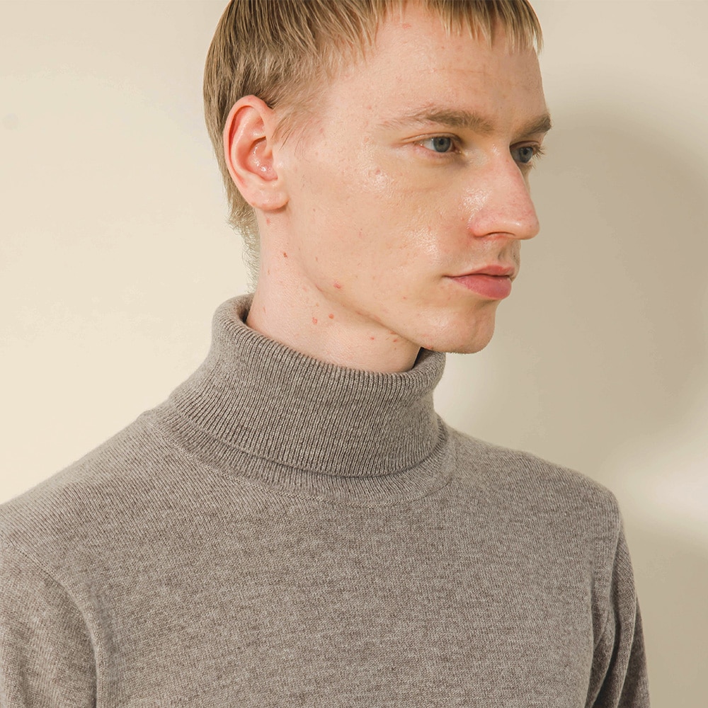 MARK&LONA カシミヤ100% タートルネック ニット 50/XL ゴルフ 楽天市場