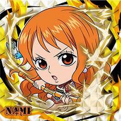 SW3-22 ナミ GR にふぉるめーしょん ワンピース大海賊シールウエハース