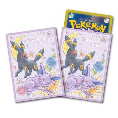 ポケモンカードゲーム デッキシールド エーフィ＆ブラッキー フラワー
