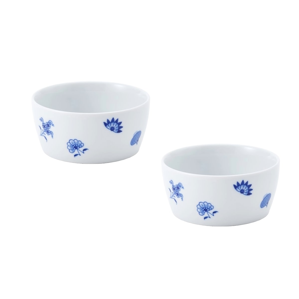 マイセン 散らしブルーオニオン＊日本オリジナル ペアディッシュ10cm