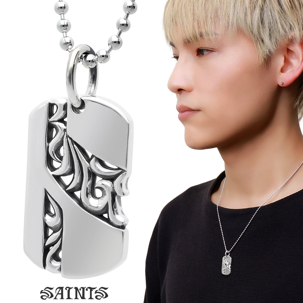 SAINTS セインツ アラベスク フロウ ネックレス (チェーン付き
