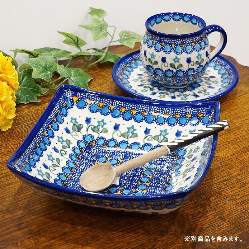 ポーランド陶器 ポーリッシュポタリー 「VENA」 タフィーボウル V161