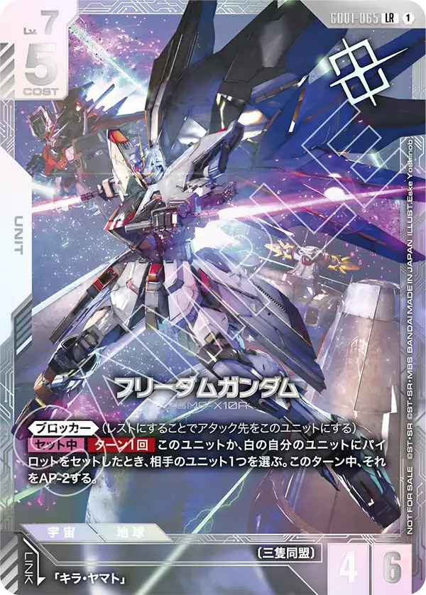 フリーダムガンダム「P」「LR」(白)[GD01-065] ニュータイプチャレンジ