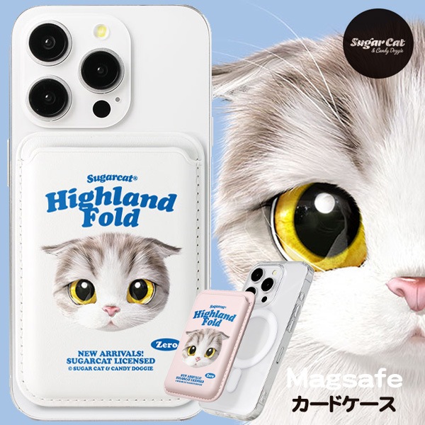 sugarcat] MagSafe カードケース スコティッシュフォールド zero