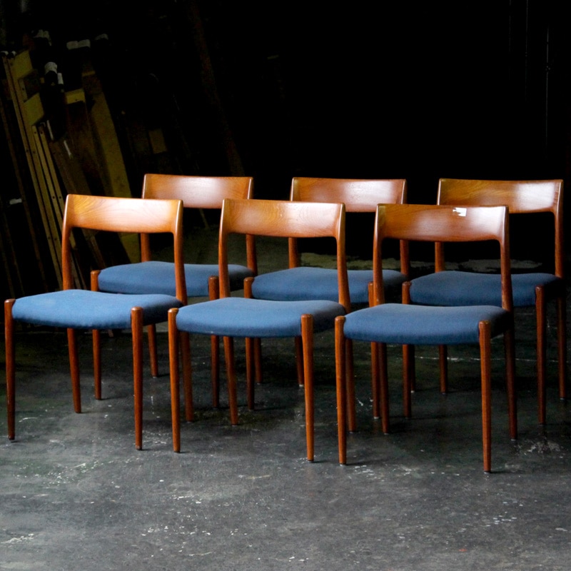 DK19-30 北欧 ヴィンテージ家具 J.L.Moller （JLモラー） NO.77 椅子