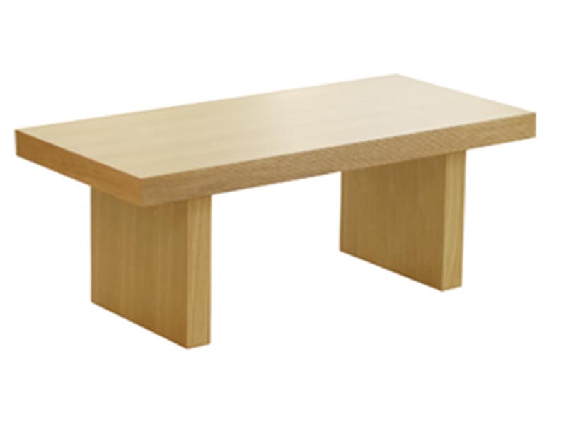 センターテーブル「DM-GF004」幅90cm オーク材 ホワイトオーク色/数量