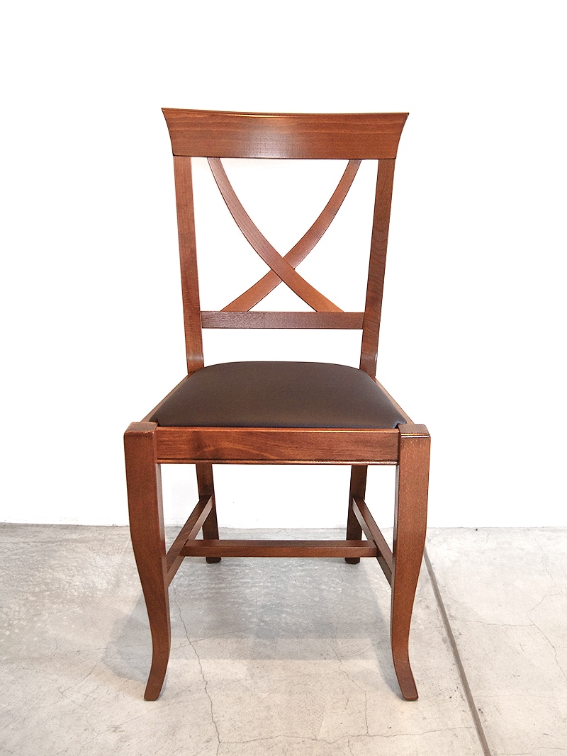 イタリア製 クラシカル 木製ダイニングチェア｜イデア