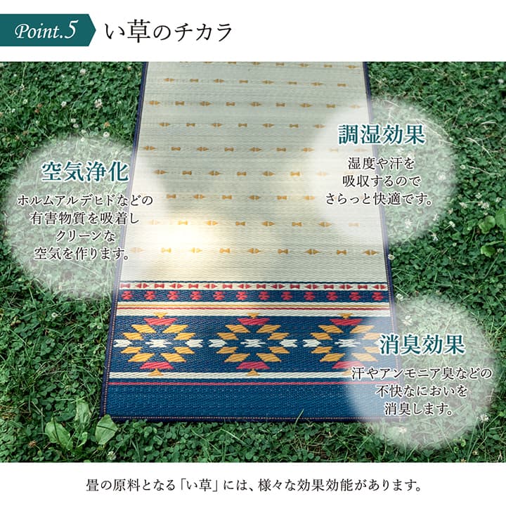 畳ヨガマット アース い草 デニム 国産 D.STYLE｜イケヒコ公式通販