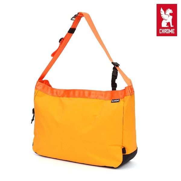 CHROME】NEWSPAPER MESSENGER カラー：mandarine クローム