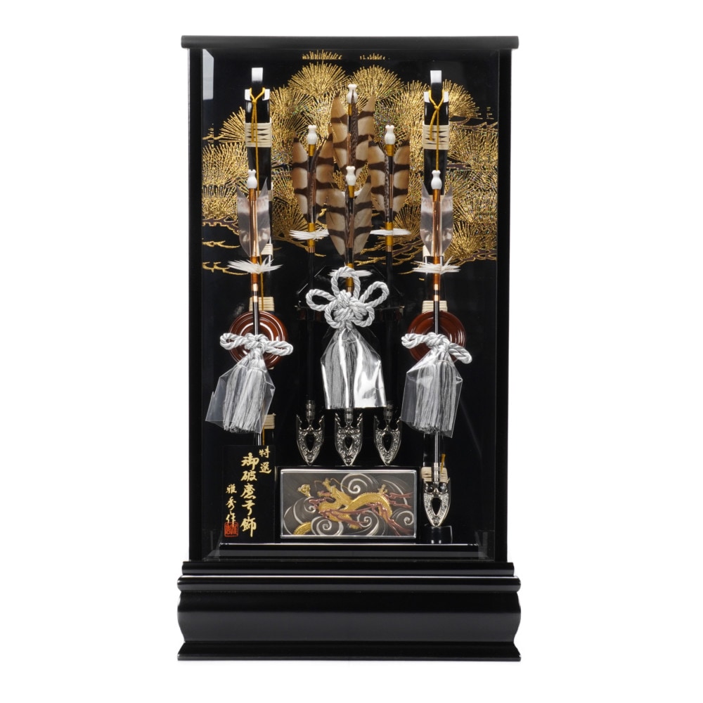 破魔弓】15号 仁龍〈雅秀作〉[221-013] ｜雛人形・五月人形の専門店