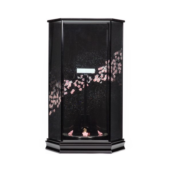 羽子板】18号 振袖 金駒刺繍道長牡丹(白×赤)〈匠一好作〉[222-045