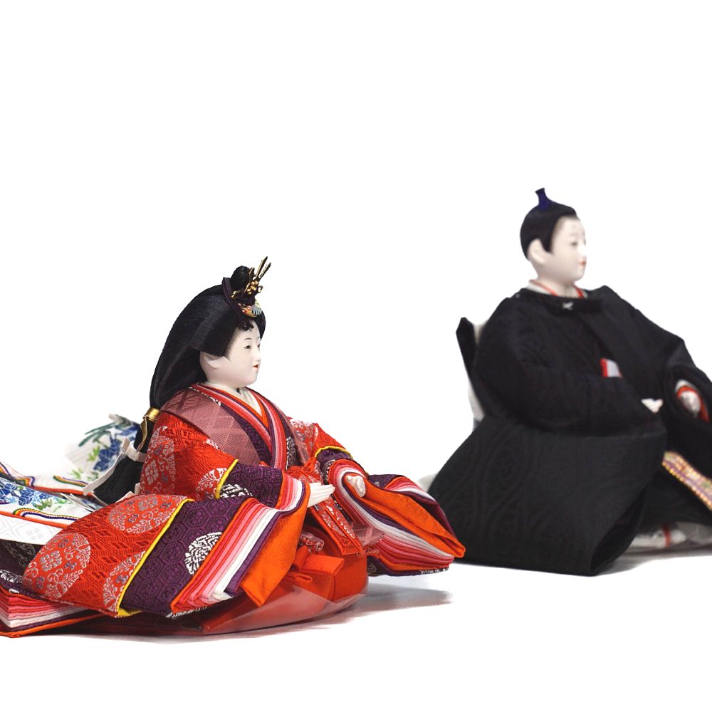 雛人形】京十番 有職雛 黒袍 京雛 親王飾り | 大橋弌峰作 ｜雛人形・五