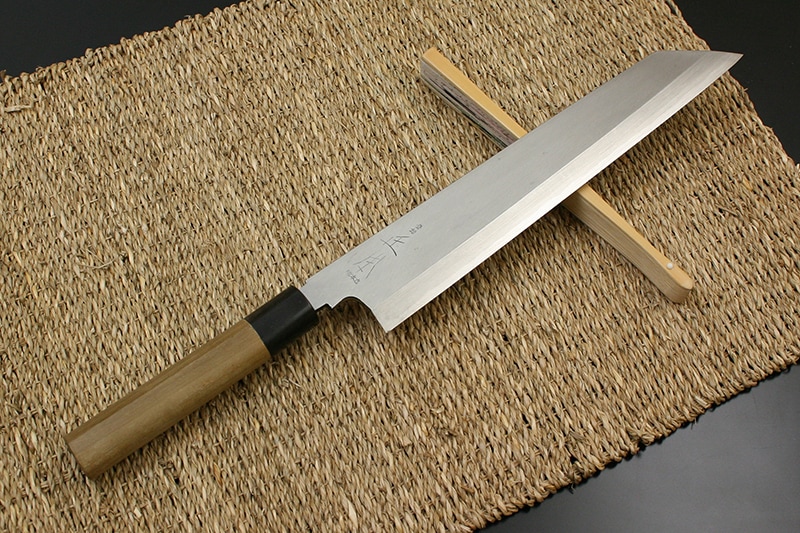 正本総本店 本霞・玉白鋼 片刃切付庖丁300mm (KS1730) | 包丁,鋼材別