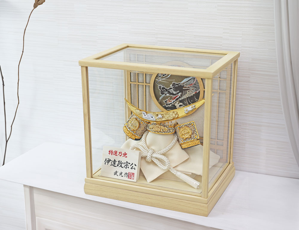 五月人形 コンパクト Licht（リヒト）| 木製コンパクトケース飾りの