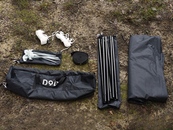 DOD】いつかのタープ（ブラック）TT5-631-BK | アウトドア | 京王