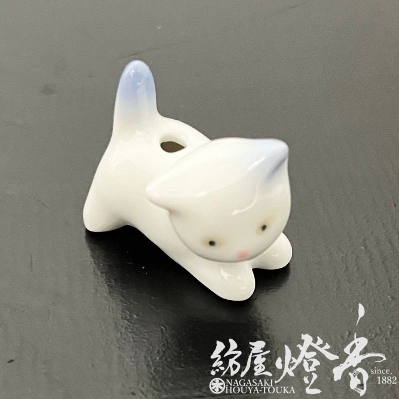 香器/香道具『キュートな香立【動物香立シリーズ・ネコ(猫)】プラ