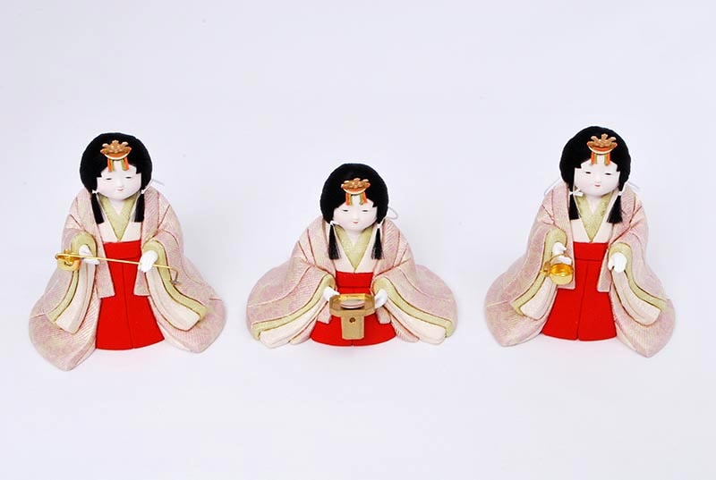 小雪官女セット | 五人飾り | ひな人形、五月人形の幸一光 公式