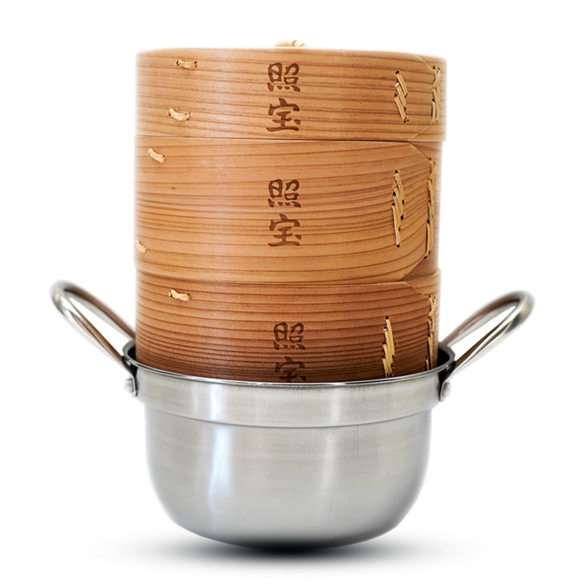 照宝 鍋付き蒸篭(せいろ)18㎝ IH対応｜ふかひれ姿煮と中華食材・中華