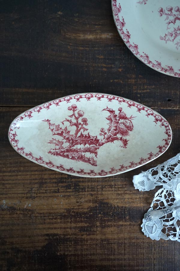 アンティークジアンGienアザミChardonsラヴィエ1886－1936年頃 gc-1211