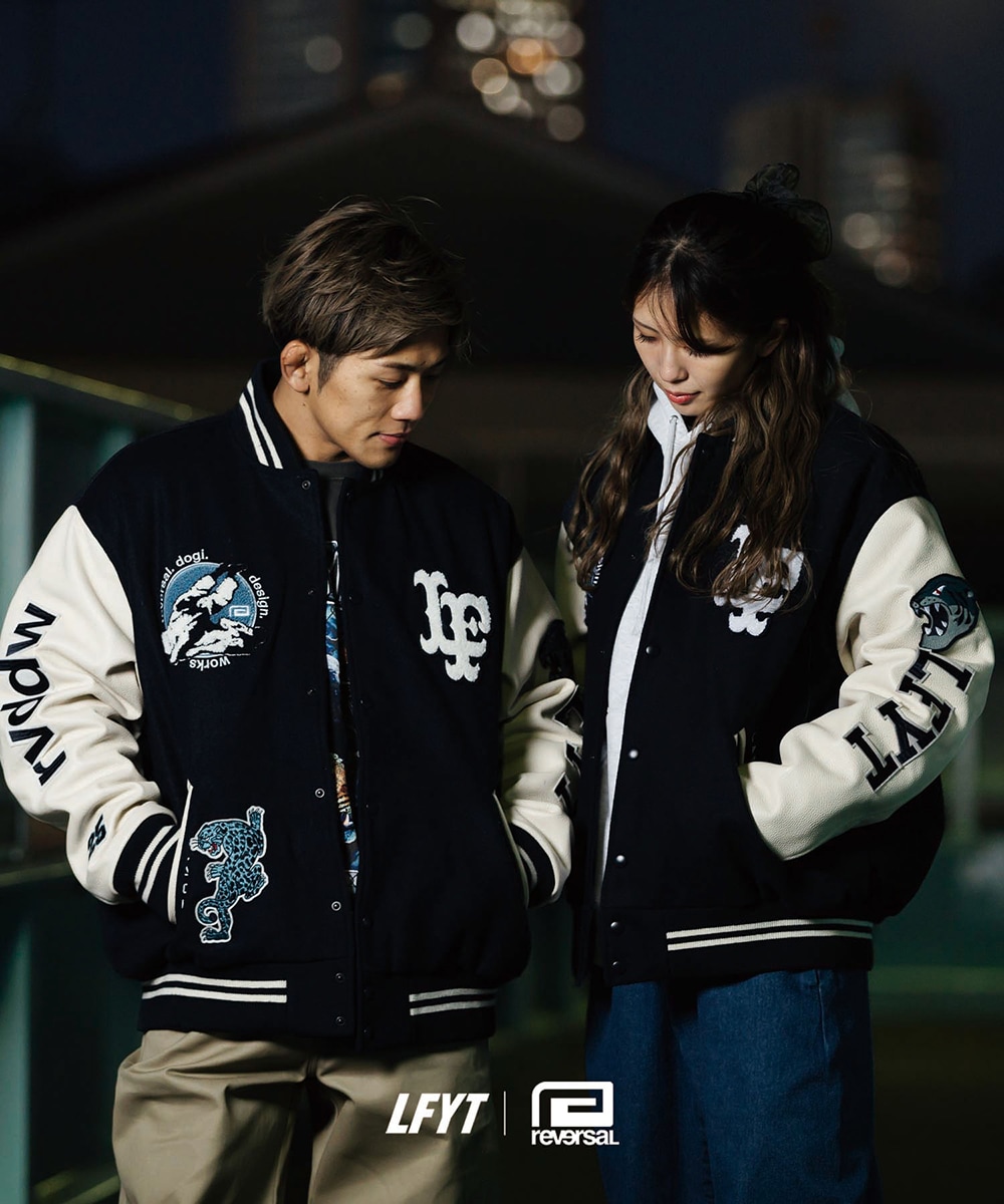 LFYT × rvddw エルエフワイティー × リバーサル STADIUM JACKET