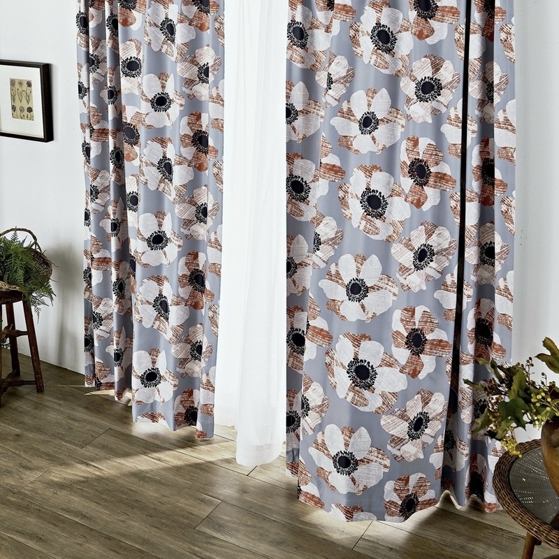 定価9.5万シンコールジャガード花柄カーテン 定価9.5万シンコール