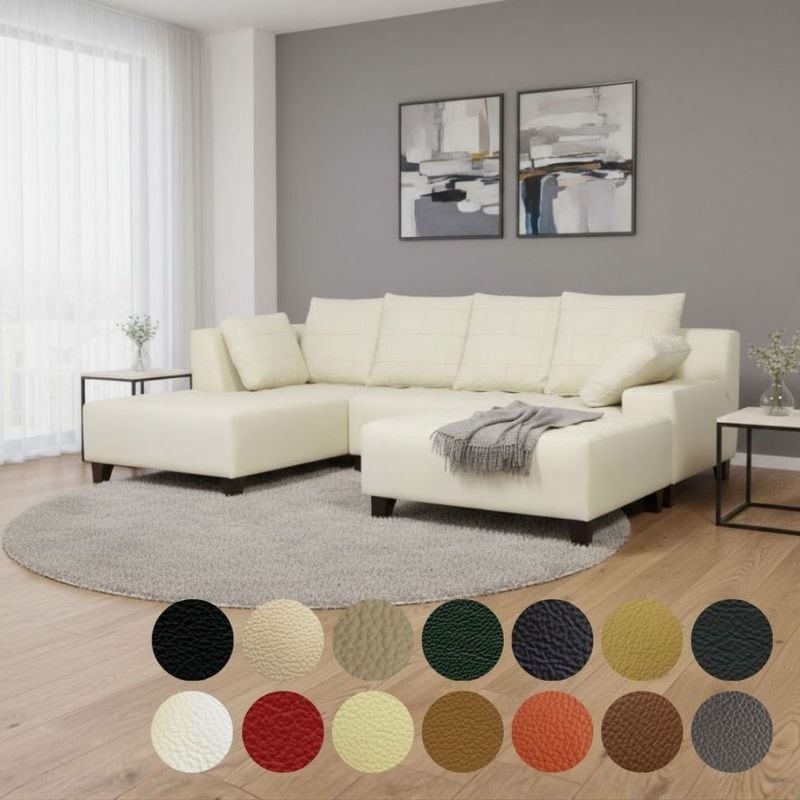 ○カウチソファ,ソーニョ デ ルッソ ◇幅246cm/306cm◇ | 本革高級