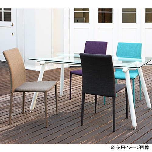 ダイニングチェア 布 4脚セット シンプル TDC-92029S（商品番号：49