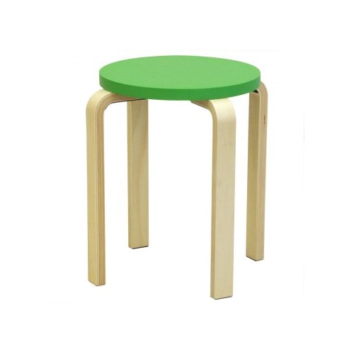 丸椅子 4脚セット 木製スツール 幅420×奥行420×高さ440mm Z-SHSC-1