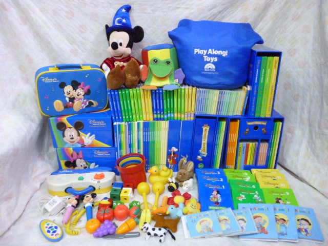 フルセット&ミッキーパッケージの中古販売（ディズニー英語システムDWE）