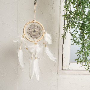 刺繍ドリームキャッチャー 【メール便可】｜マライカ公式通販