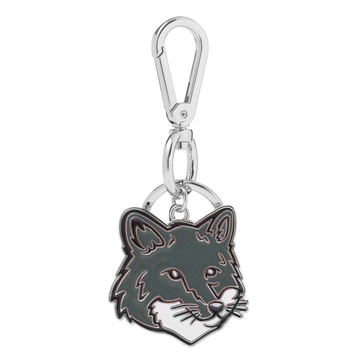 MAISON KITSUNE メゾンキツネ キーリング/BOLD FOX HEAD METAL KEYRING