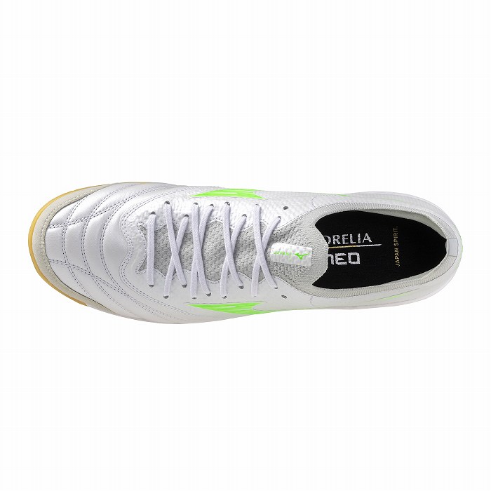 MIZUNO ミズノ モレリアネオ サラ ベータ JAPAN IN(ホワイト×グリーン