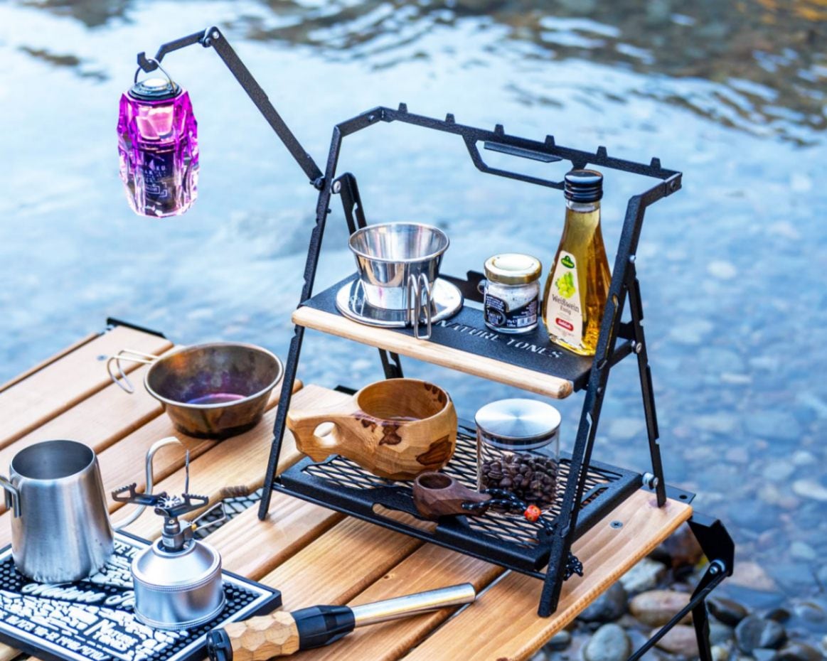 THE QUATTUOR STAND:アウトドアテーブル:Naturetones(ネイチャートーンズ)