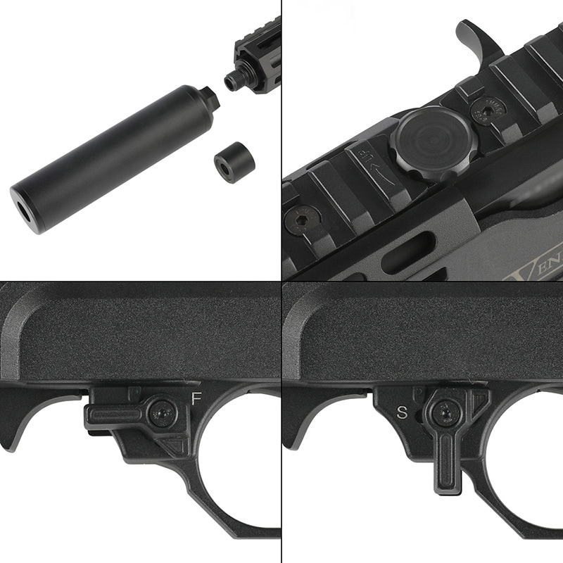 SEAL Airsoft H-04A Ruger 10/22 VENDETTA CHASSIS SYSTEM Style ガス