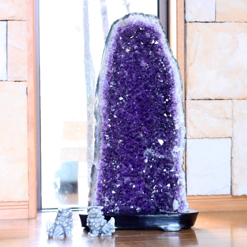 アメジストドーム クラスター （A)9.4kg（B)18kg 〔3632〕：原石