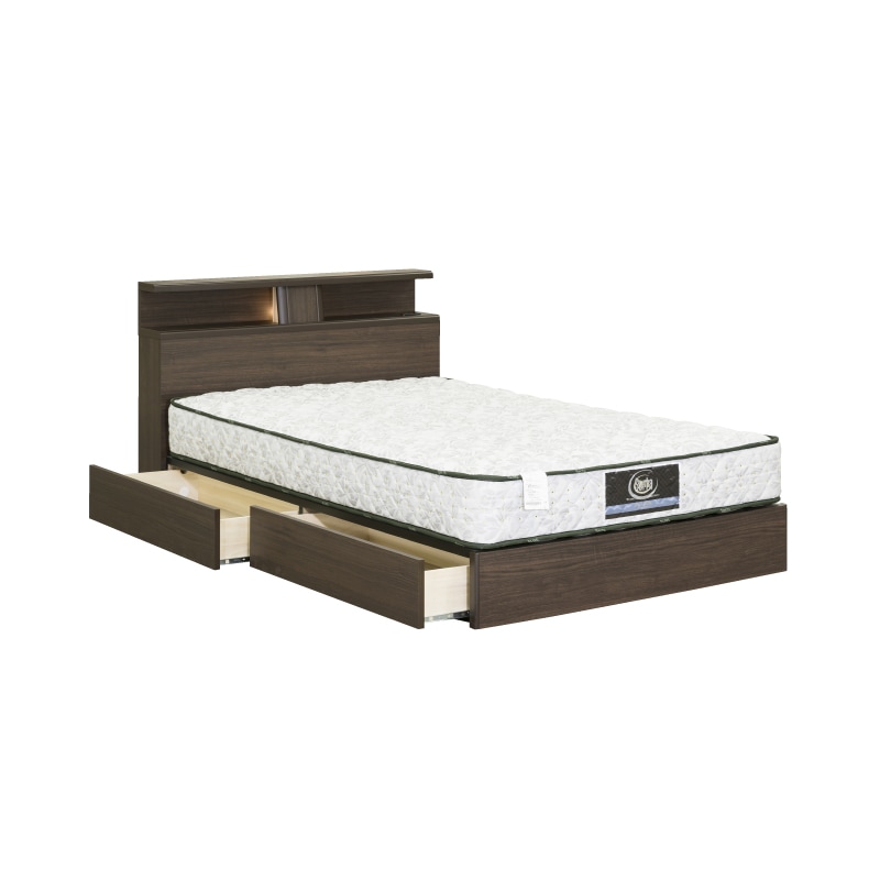 ドリームベッド】 セミダブルベッドフレーム カエラル958 引出付 22H