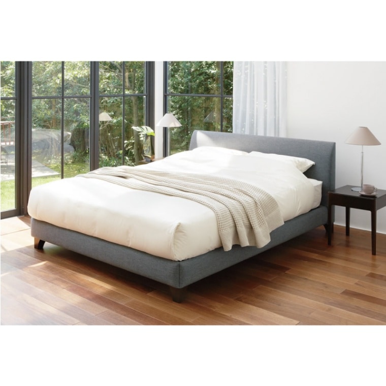 日本ベッド】セミダブルベッドセット(レッグタイプ) セラーズシェルフ