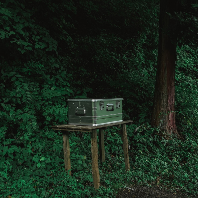 ALPOS ALUMINUM CONTAINER / with Lid - S（47L） | Metal Products