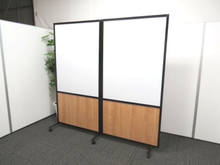 展示品スチールケースホワイトボードパーティション間仕切り収納