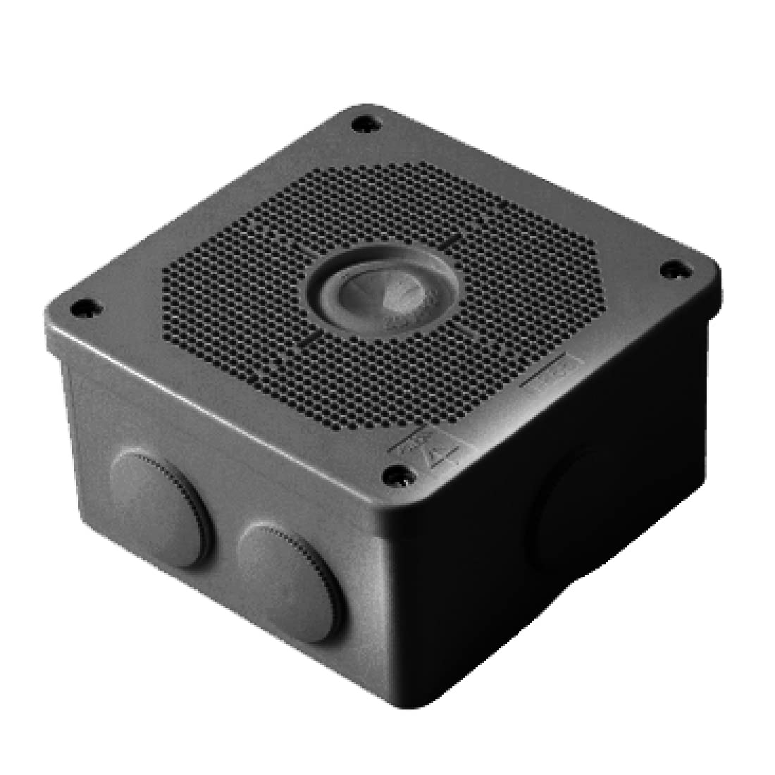 即配】未来工業 PV4B-BLNF 露出用四角ボックス(取付自在蓋) 防犯カメラ