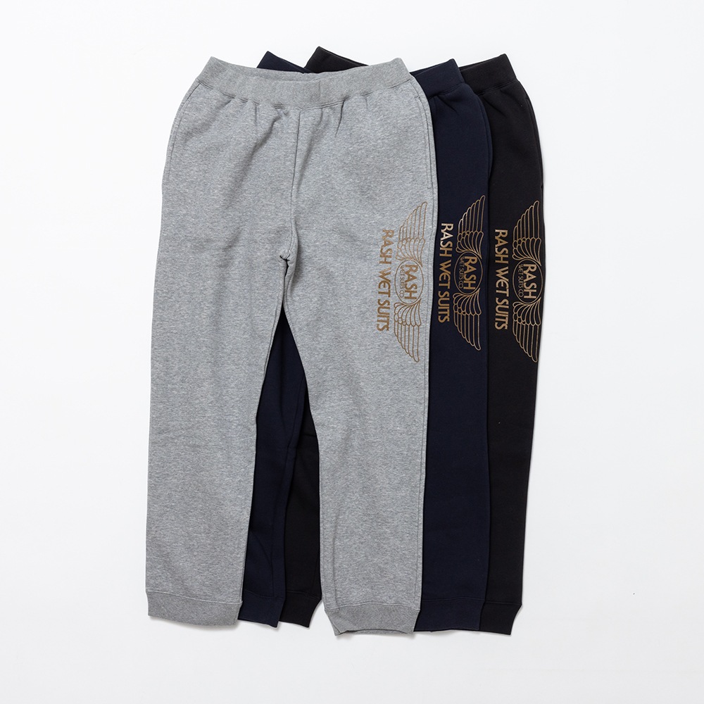 2024 RASH 羽プリントスウェットパンツ | アパレル | RASH WETSUITS